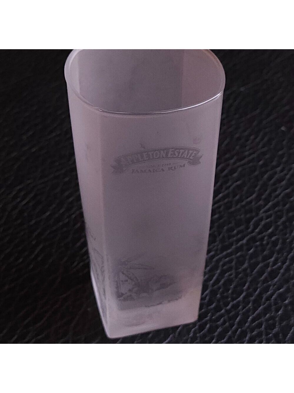 Appleton Estate Jamaica Rum Glass Square Frosted Glass